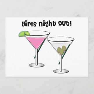 Mädchennachtheraus Party Einladung