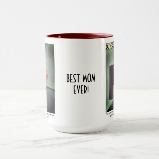 Mädchennachtsmüttertag Große Combo-Tasse Tasse (Zentrum)