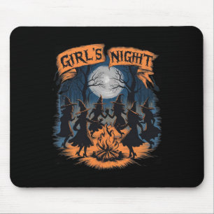 Mädchennachtszunge Coven Halloween Design Spooky F Mousepad