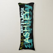 Mädchenname 6 Buchstaben Personalisiert Kissen (Vorderseite Vertikal)