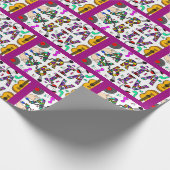 Mädchenname Aria, Geburtstag Geschenkpapier (Ecke)