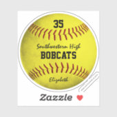 Mädchenname Aufkleber (Blatt)