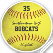 Mädchenname Aufkleber (Vorderseite)