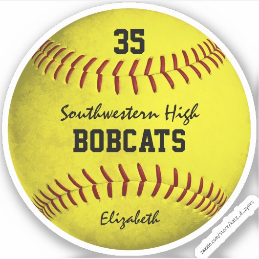 Mädchenname Aufkleber (Vorderseite)