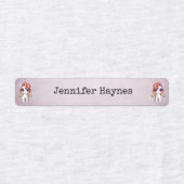 Mädchenname Fabric Bekleidungsetiketten Rainbow Un Etiketten (Design 1)