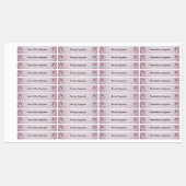 Mädchenname Fabric Bekleidungsetiketten Rainbow Un Etiketten (Blatt)