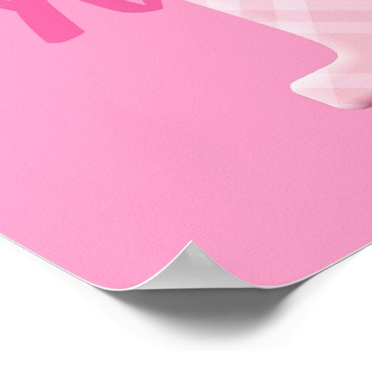 Mädchenname Karierter Buchstabe Y Poster (Ecke)