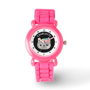 Mädchenname Niedliche Katzenkitten - Benutzerdefin Armbanduhr