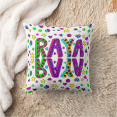 Mädchenname Raya mit Sternen und Herz Kissen (Decke)