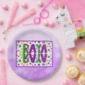 Mädchenname Raya mit Sternen und Herz Whimsical Pappteller (Party)