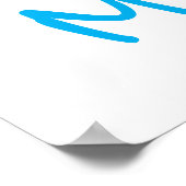 Mädchenname Schlafzimmer Farbige Polka-Punkte Poster (Ecke)