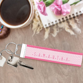 Mädchenname Whimsical Pink Typografy