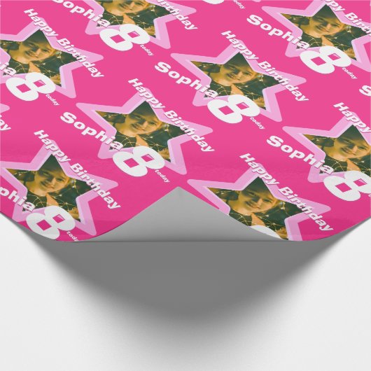 Mädchennamensalter 8 addiert Ihre Geschenkpapier (Ecke)