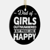 Mädchenpapa ist zahlenmäßig überlegen  keramik ornament (Rechts)