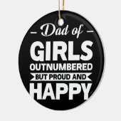 Mädchenpapa ist zahlenmäßig überlegen keramik ornament (Links)