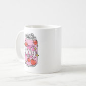 Mädchenpop-Kirschdose Kaffeetasse (Vorderseite Links)