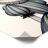 Mädchenporträt Poster (Ecke)