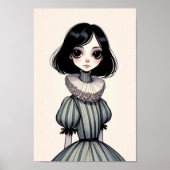 Mädchenporträt Poster (Vorne)