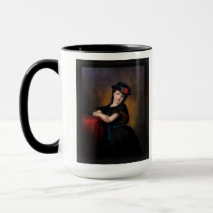 Mädchenporträt von Samuel Baruch Ludwig Halle Tasse