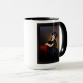 Mädchenporträt von Samuel Baruch Ludwig Halle Tasse (VorderseiteRechts)