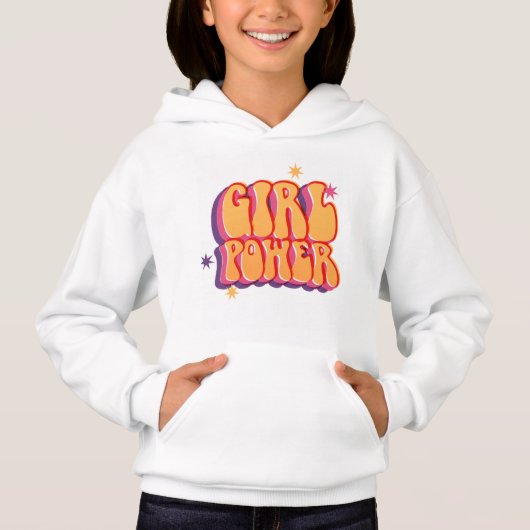Mädchenpower Hoodie (Vorderseite)