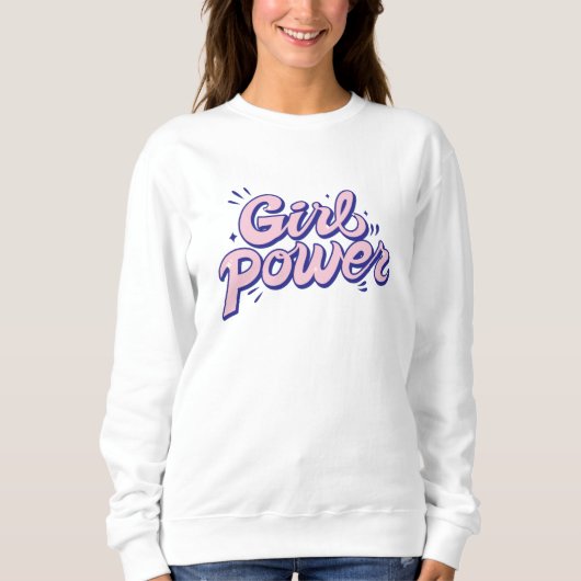 Mädchenpower Sweatshirt (Vorderseite)