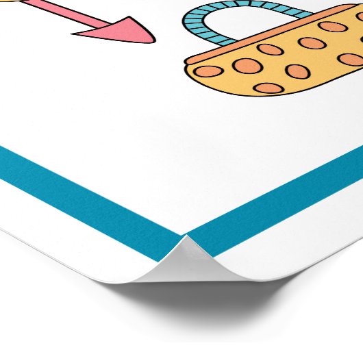 Mädchenregel Poster (Ecke)