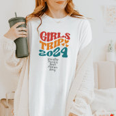 Mädchenreise 2024 - Anpassbare Farben und Text T-Shirt