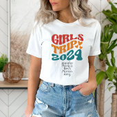 Mädchenreise 2024 - Anpassbare Farben und Text T-Shirt
