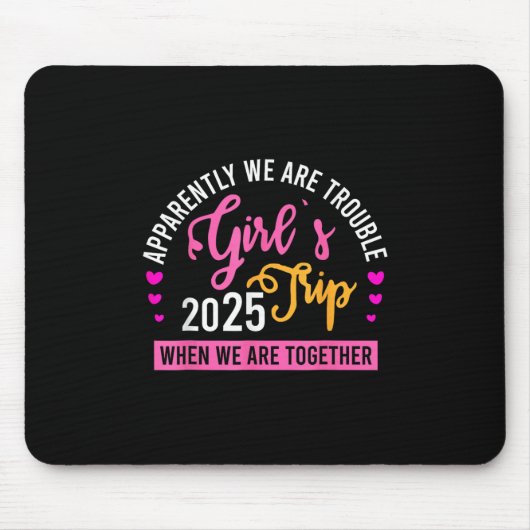 Mädchenreise 2025 Sommer Strandwochenende Urlaub F Mousepad (Vorne)