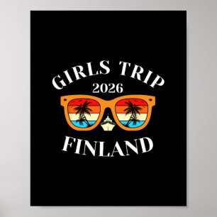 Mädchenreise 2026 Finnland Kreuzfahrt Urlaub Reise Poster