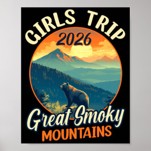 Mädchenreise 2026 Great Smoky Mountains National Poster