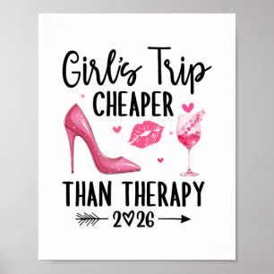 Mädchenreise 2026 günstiger als eine Therapie Mädc Poster