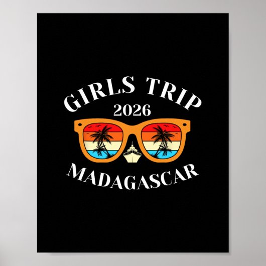 Mädchenreise 2026 Madagaskar Frühlingsferien 2026  Poster (Vorne)