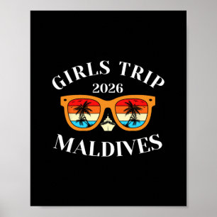 Mädchenreise 2026 Malediven Frühjahrsferien 2026 K Poster