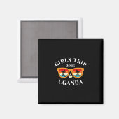 Mädchenreise 2026 Uganda Frühlingsferien 2026 Kreu Magnet (Vorderseite/Rückseite)
