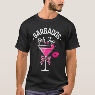 Mädchenreise Barbados 2026 Geburtstags-Wochenende- T-Shirt