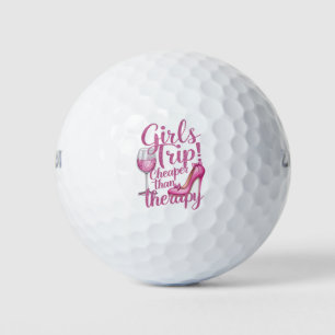 Mädchenreise billiger als Therapie-Wochenend-Weinp Golfball