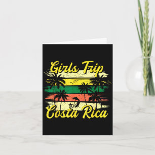 Mädchenreise Costa Rica 2022 passende Sommer- Karte