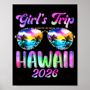 Mädchenreise Hawaii 2026 Sommer Strand Wochenende Poster