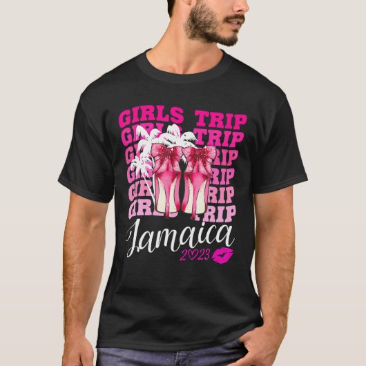 Mädchenreise Jamaika 2023 zum Frauenwochenende, Ge T-Shirt (Vorderseite)