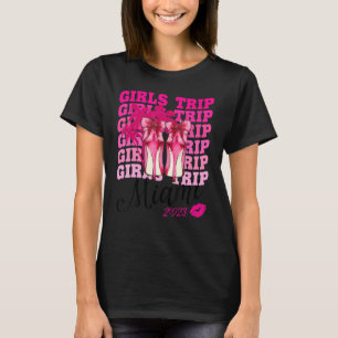 Mädchenreise Miami 2023 zum Geburtstag T-Shirt