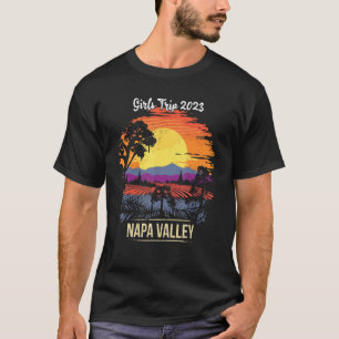Mädchenreise Napa Valley 2023 Weinberg Vintage Ret T-Shirt