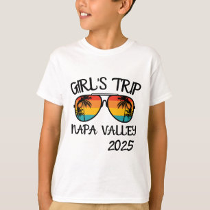 Mädchenreise Napa Valley 2025 Sommerferien passend T-Shirt