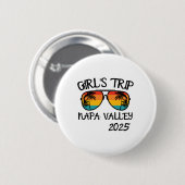 Mädchenreise Napa Valley 2025 Sommerurlaub Passend Button (Vorne & Hinten)