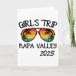 Mädchenreise Napa Valley 2025 Sommerurlaub Passend Karte