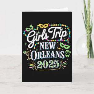 Mädchenreise New Orleans 2025 Mardi Gras Karte