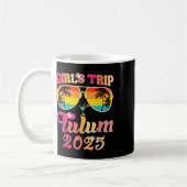 Mädchenreise Tulum 2025 Strandwochenende Sommerfer Kaffeetasse (Links)