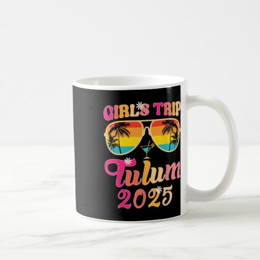Mädchenreise Tulum 2025 Strandwochenende Sommerfer Kaffeetasse (Rechts)