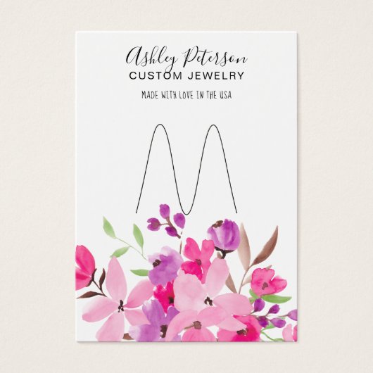 Mädchenrosa Blumenschmuckhalter (Vorderseite)